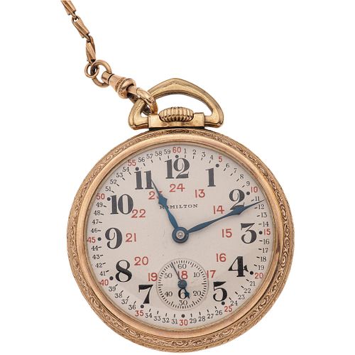 reloj de bolsillo hamilton